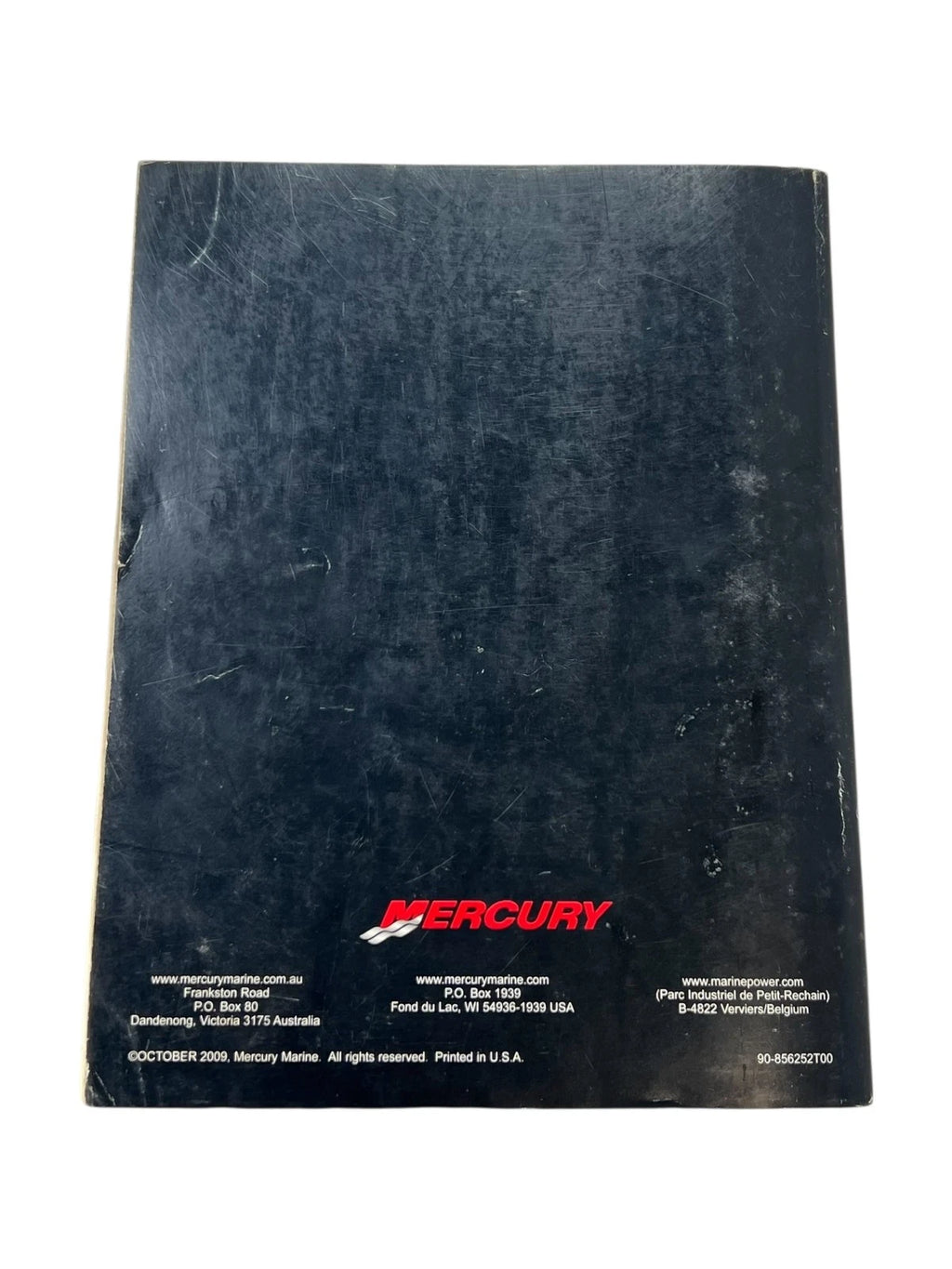 Service Manual for Mercury Marine 200/225/250 Optimax DFI (2000–2009) 90-856252T00