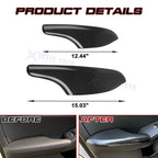 Carbon Fiber Texture Interior Door Armrest Panel Trim for Honda Civic (2022-2025)