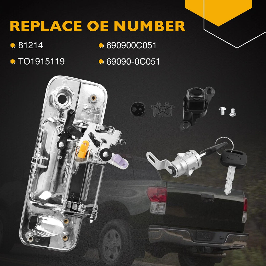Tailgate Handle Latch with Lock & Camera Kit for Toyota Tundra (2007-2013)