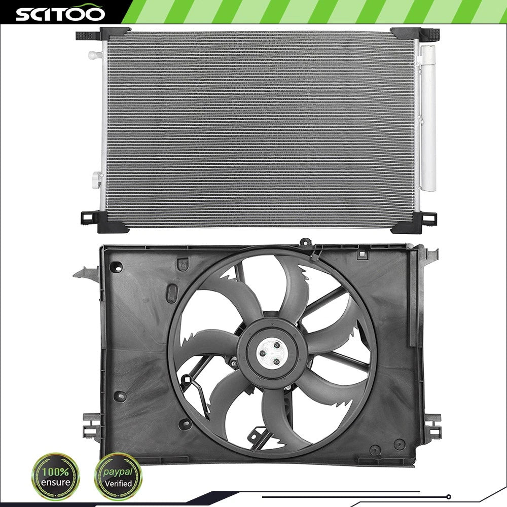 A/C Condenser and Cooling Fan Kit for Toyota RAV4 Hybrid (2019–2021)