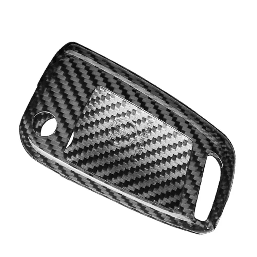 Key Case Cover for VW Polo, Golf 7, Tiguan, Skoda, SEAT (Silver/Black)