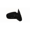 Replacement Black Gloss Passenger Side Manual Door Mirror (See Compatible Chart)