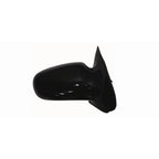 Replacement Black Gloss Passenger Side Manual Door Mirror (See Compatible Chart)