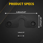 Set of 2 Black Sun Visors for Jeep Wrangler JL Gladiator (2018–Present)