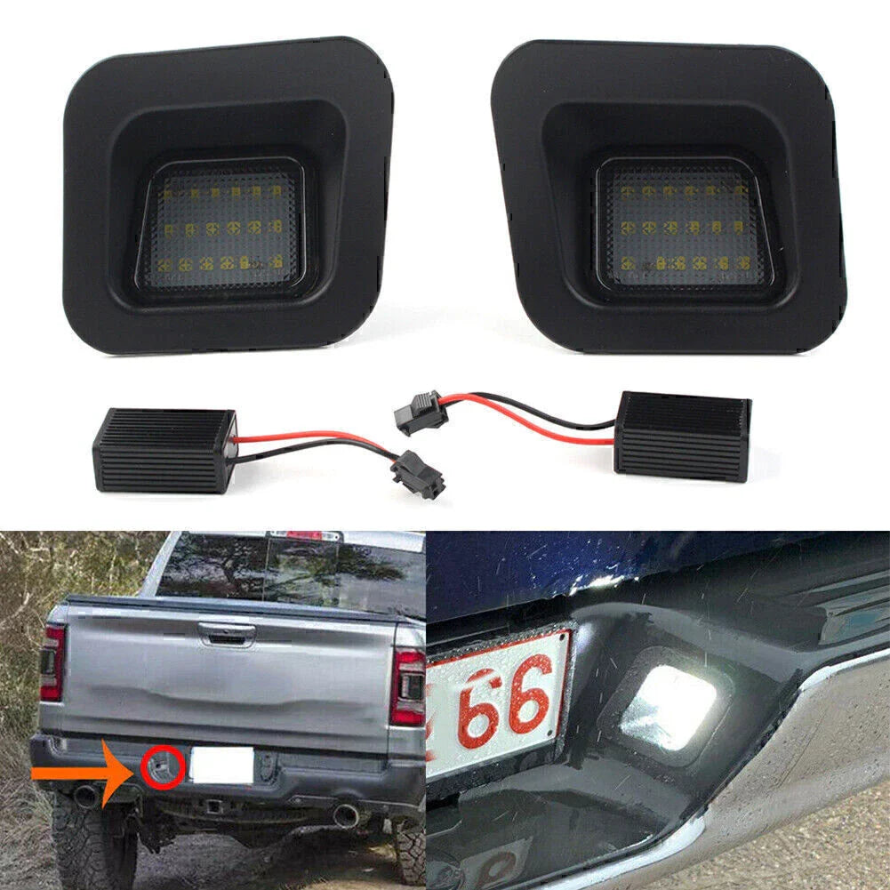 LED License Plate Lights for Dodge Ram 1500/2500/3500 (2003-2018)