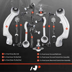 Set of 12 Front Control Arm Sway Bar Tie Rods for BMW E60 (2006–2010)