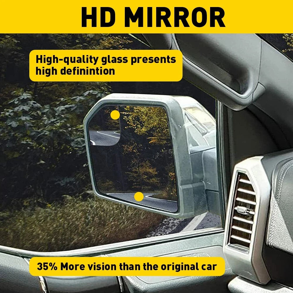 Driver Side Mirror Glass for Ford F-150 (2015â2020) Blind Spot