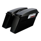 Matte Hard Saddlebags + Conversion Brackets for Harley Softail