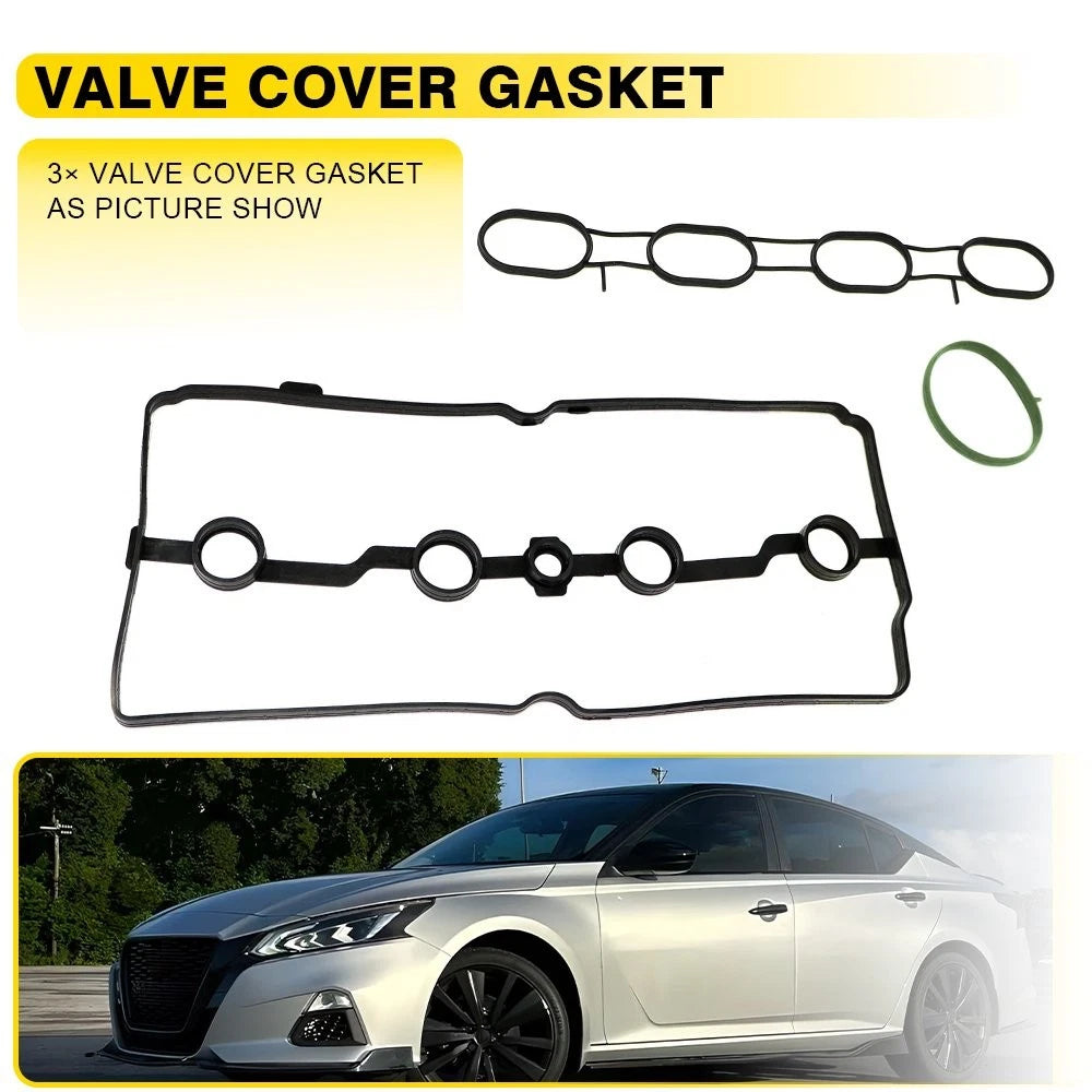 Valve Cover Gasket 13270-5TA0A + Intake Manifold Gasket Set 14035-EL00A for Rogue (2014–2020)
