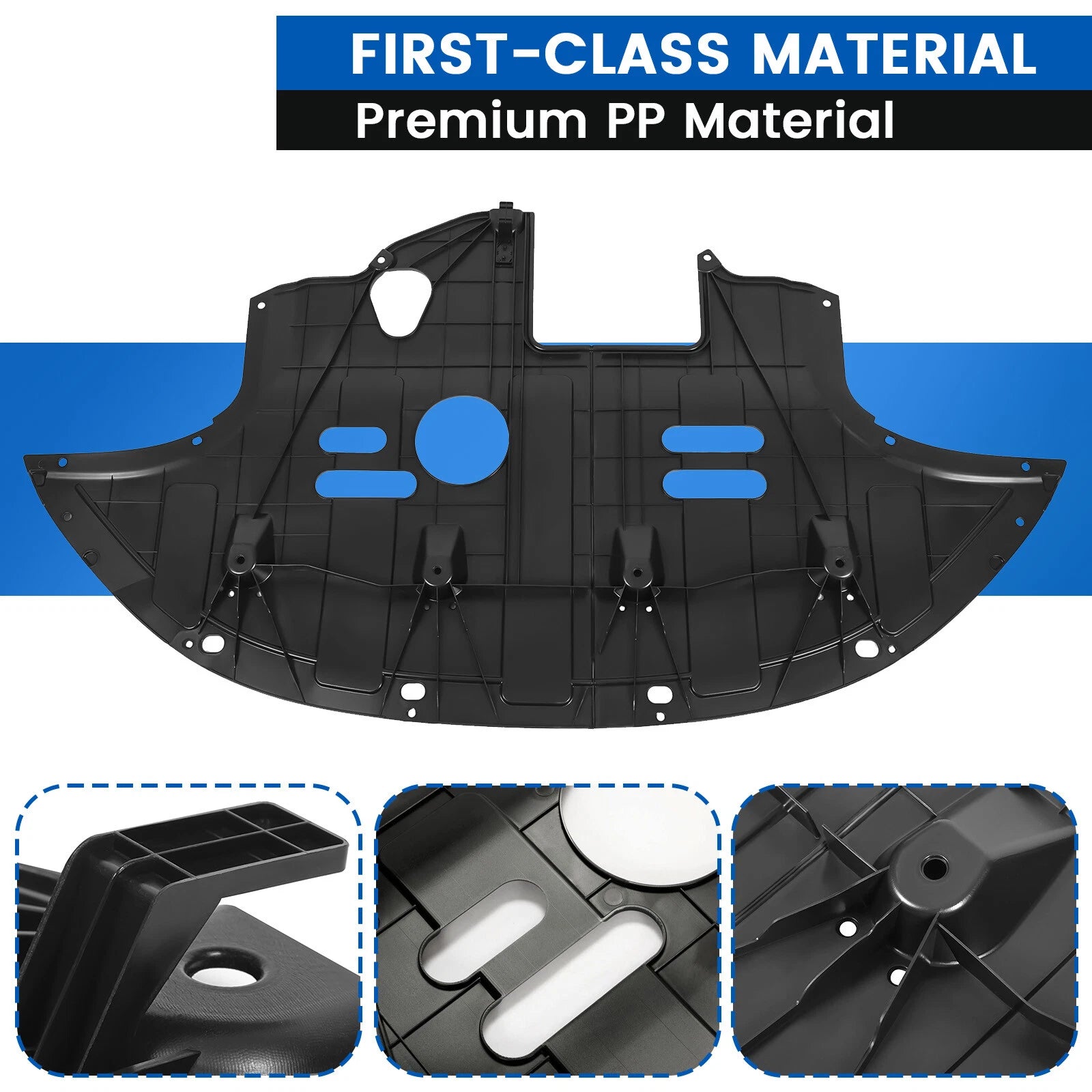 Front Engine Splash Shield Under Cover for Hyundai Elantra (2017–2020) HY1228187