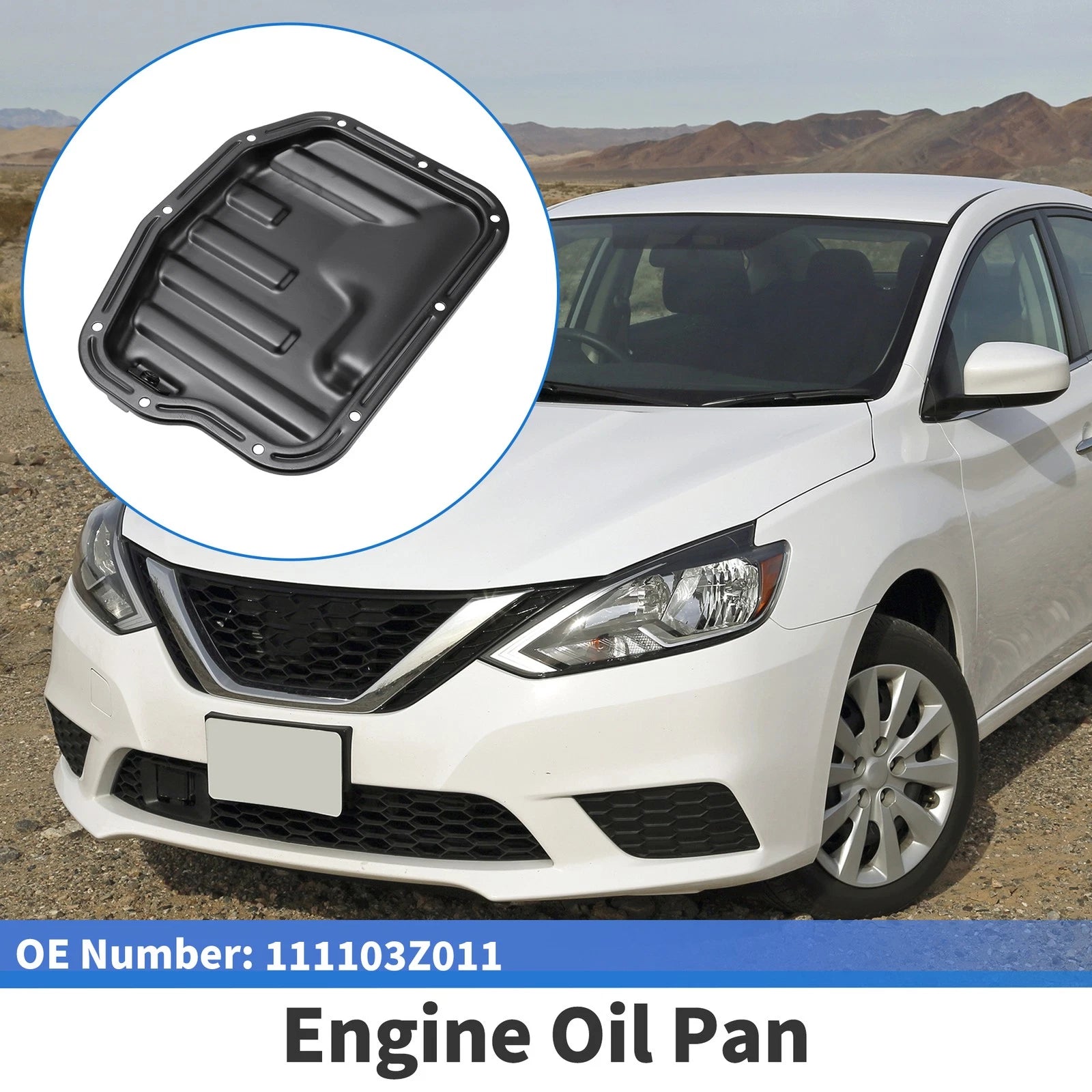 1 Pc Engine Oil Pan No.111103Z011 for Nissan Sentra (2002–2006)