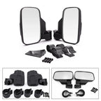 Adjustable UTV Side Mirrors for Offroad Vehicles (Comprehensive Kit)