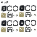 Set of 4 Chainsaw Carburetor Repair Kits for Stihl MS441 MS441C-M (Walbro K20-HD)