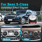 Touch Screen LCD Smart Clock for Benz C-Class W205, E-Class W213, W222