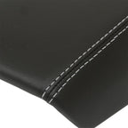 Console Lid Armrest Cover for Audi A7 (2012–2018) - PVC Leather, White Stitch