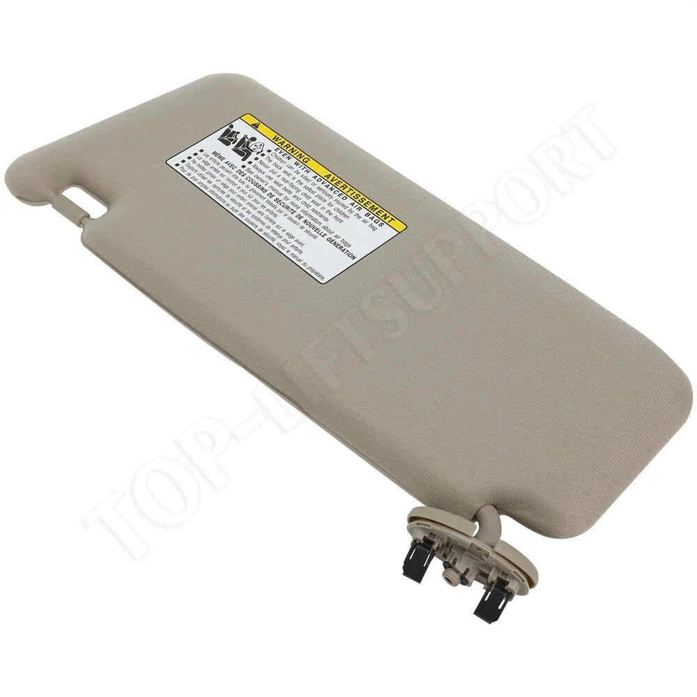 Beige Sun Visor for Toyota Camry (2007–2011) Right Passenger Side