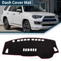 Dashboard Cover Mat for Nissan Tiida C11 (2004–2014) Black Red Set of 1