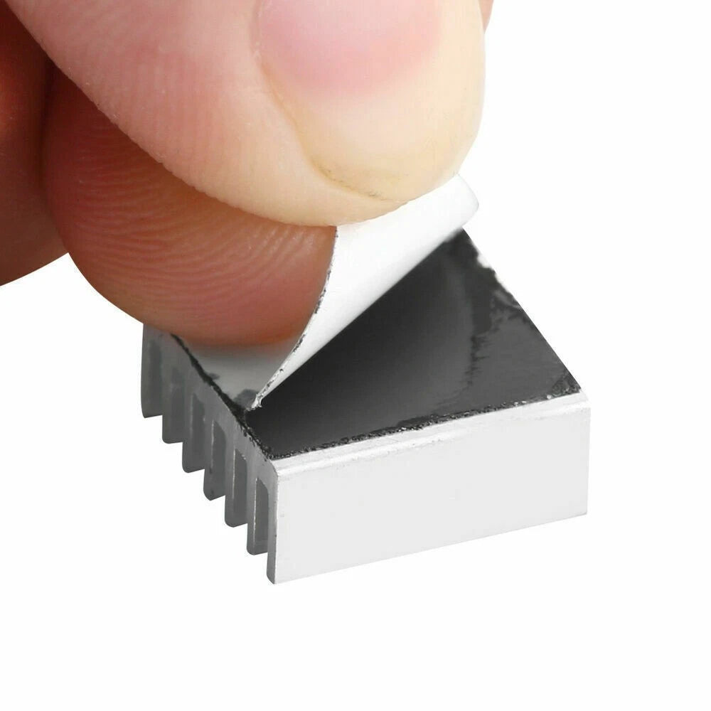 12 Pcs Aluminum Cooling Kit Heatsink for Universal Applications (14x14x6mm)