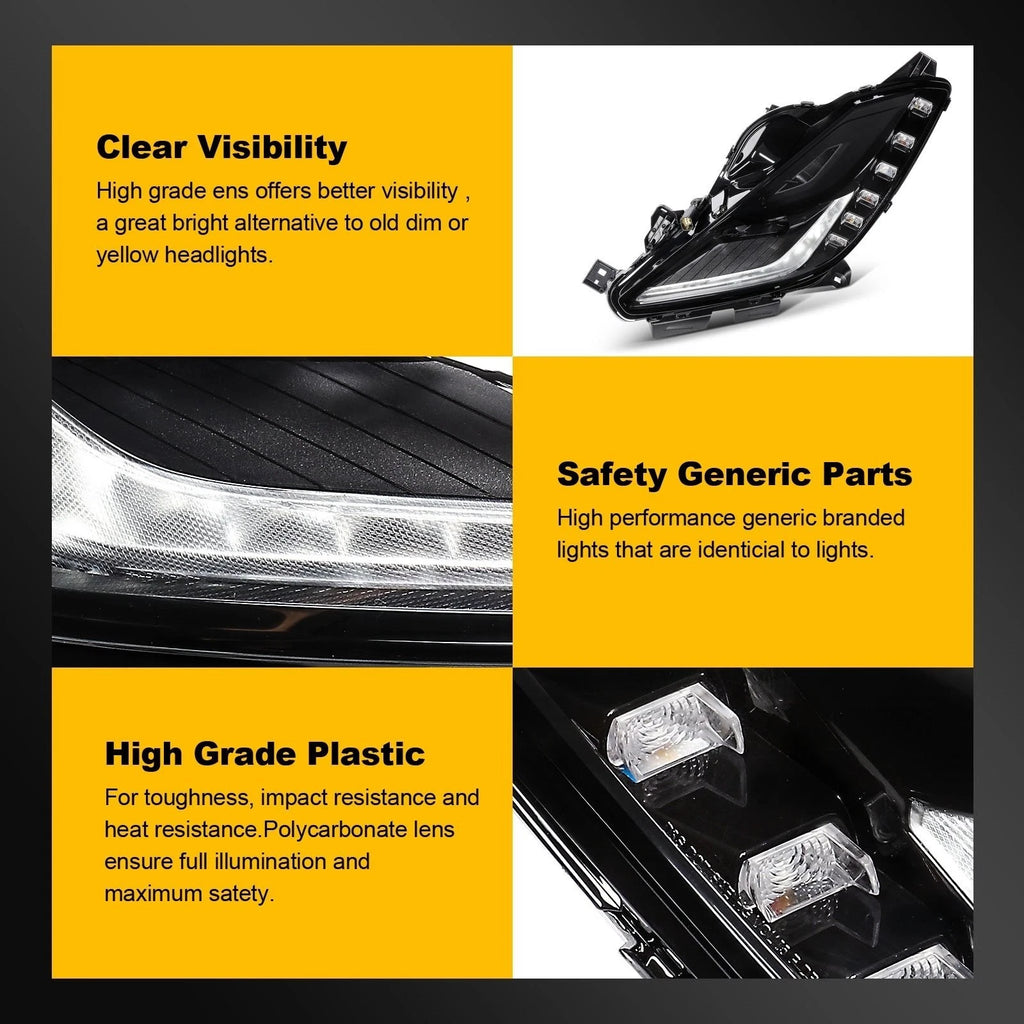 Left Side HID LED Headlight for Chevy Corvette ZR1 (2019)