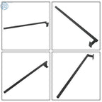 Dual Step Trailer Steps with Handle for Universal Bass Pontoon Boats