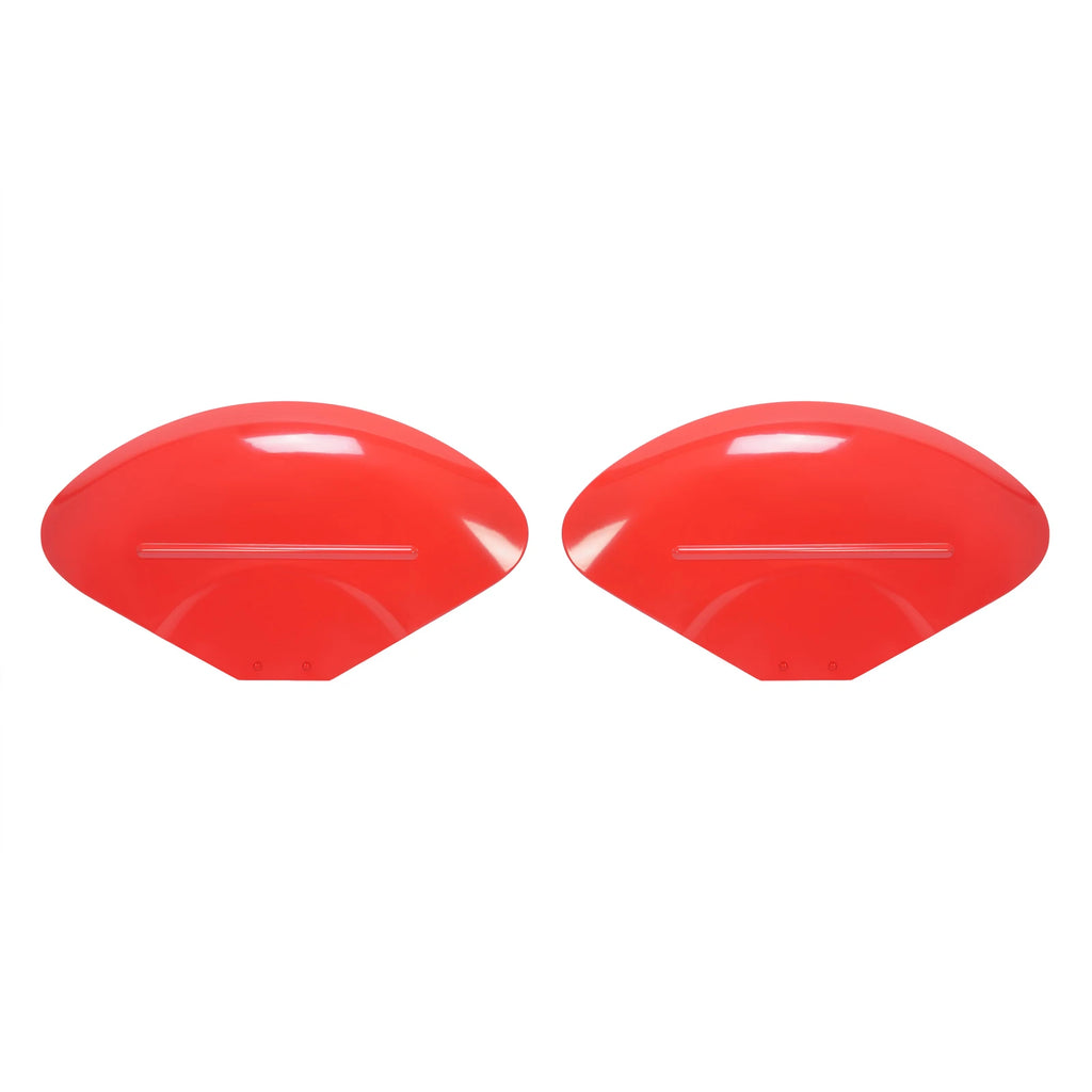 Set of 2 Red Steel Fenders with Brackets for Massey Ferguson TO20 TO30 TO35
