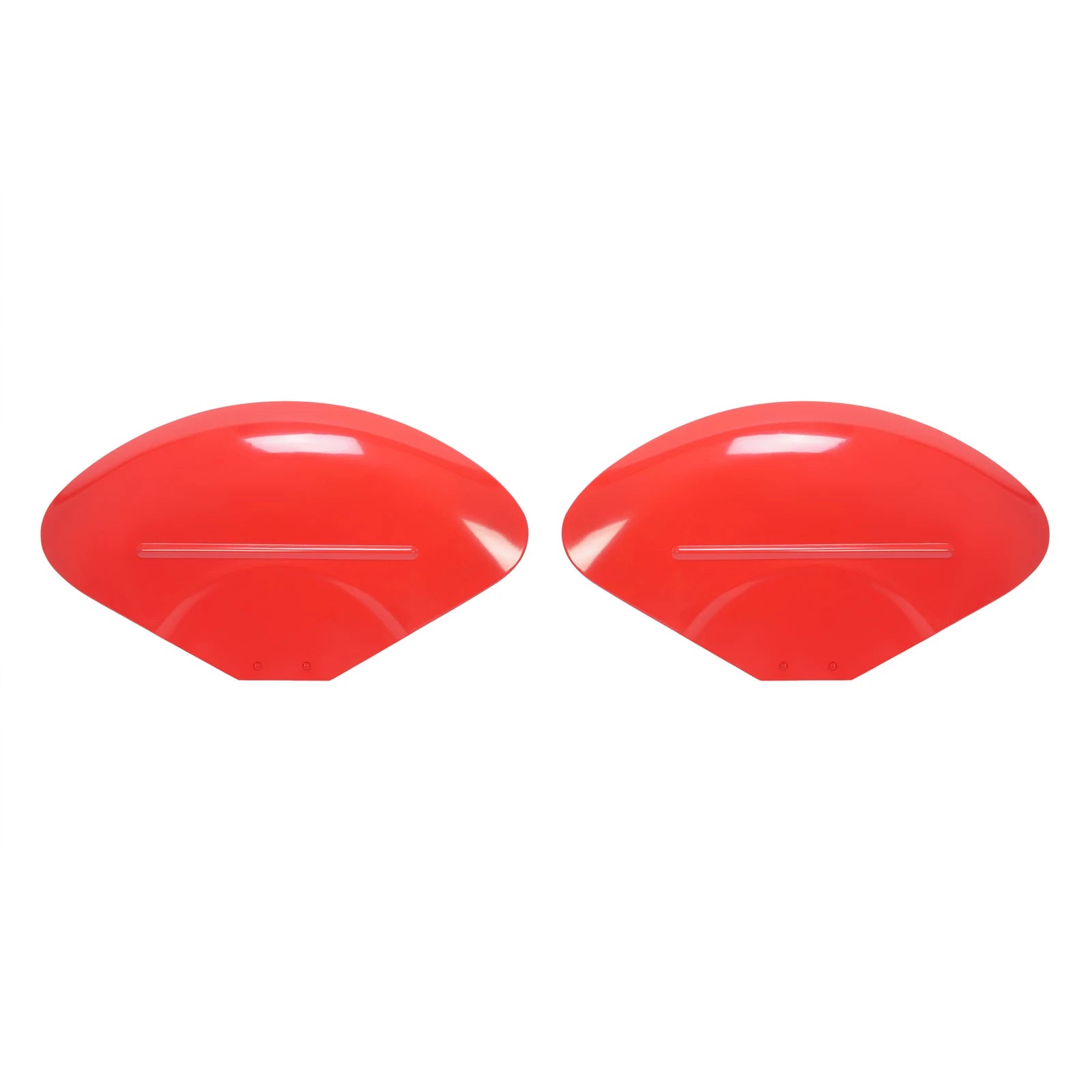 Set of 2 Red Steel Fenders with Brackets for Massey Ferguson TO20 TO30 TO35