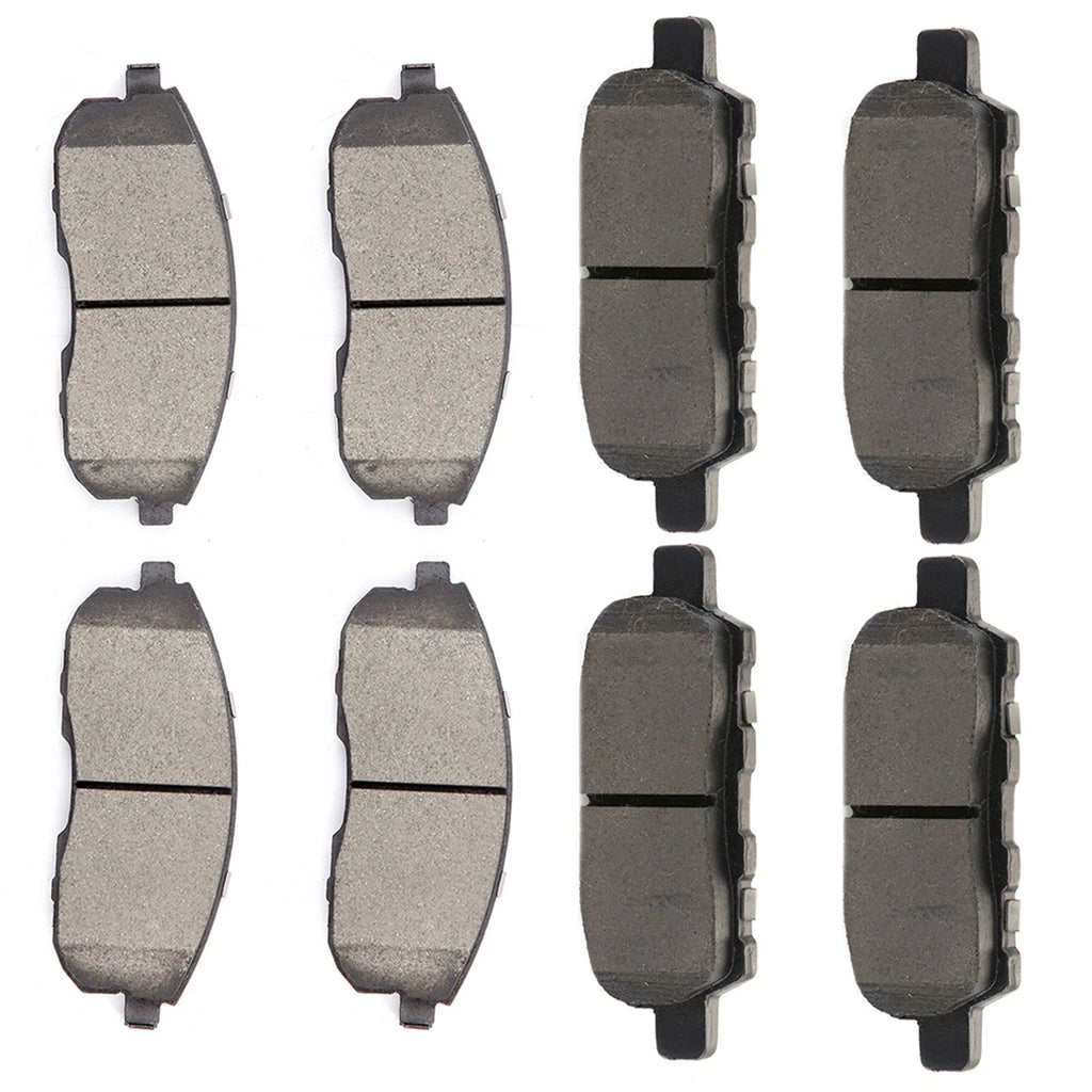 Set of 4 Ceramic Brake Pads for Nissan 350Z Altima Sentra (2007–2012)