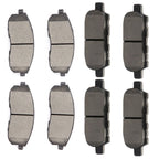 Set of 4 Ceramic Brake Pads for Nissan 350Z Altima Sentra (2007–2012)