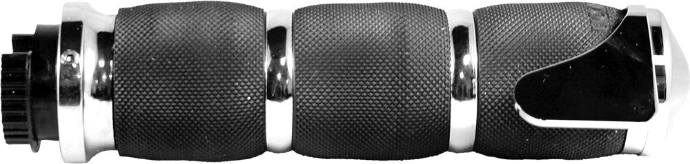 AVON Air Cushioned Heated Grips with Throttle Boss Chrome for Victory
