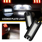 White LED License Plate Assembly Lamp for Ford Mustang (2015–2021)