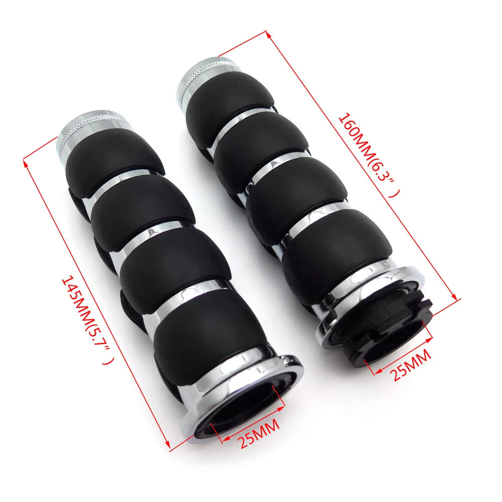 Flat Top 1" Hand Grip for Honda Spirit 750 600 (2001–2007) / Harley Chopper Bobber Touring