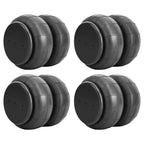 Set of 4 Air Suspension Spring Bags 2600lb for Heavy Duty (1/2"NPT, 3/8"-16UNC)