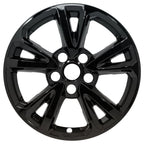 Wheel Skins Gloss Black 17 Inch Replacement for Chevy Equinox (2016–2017)