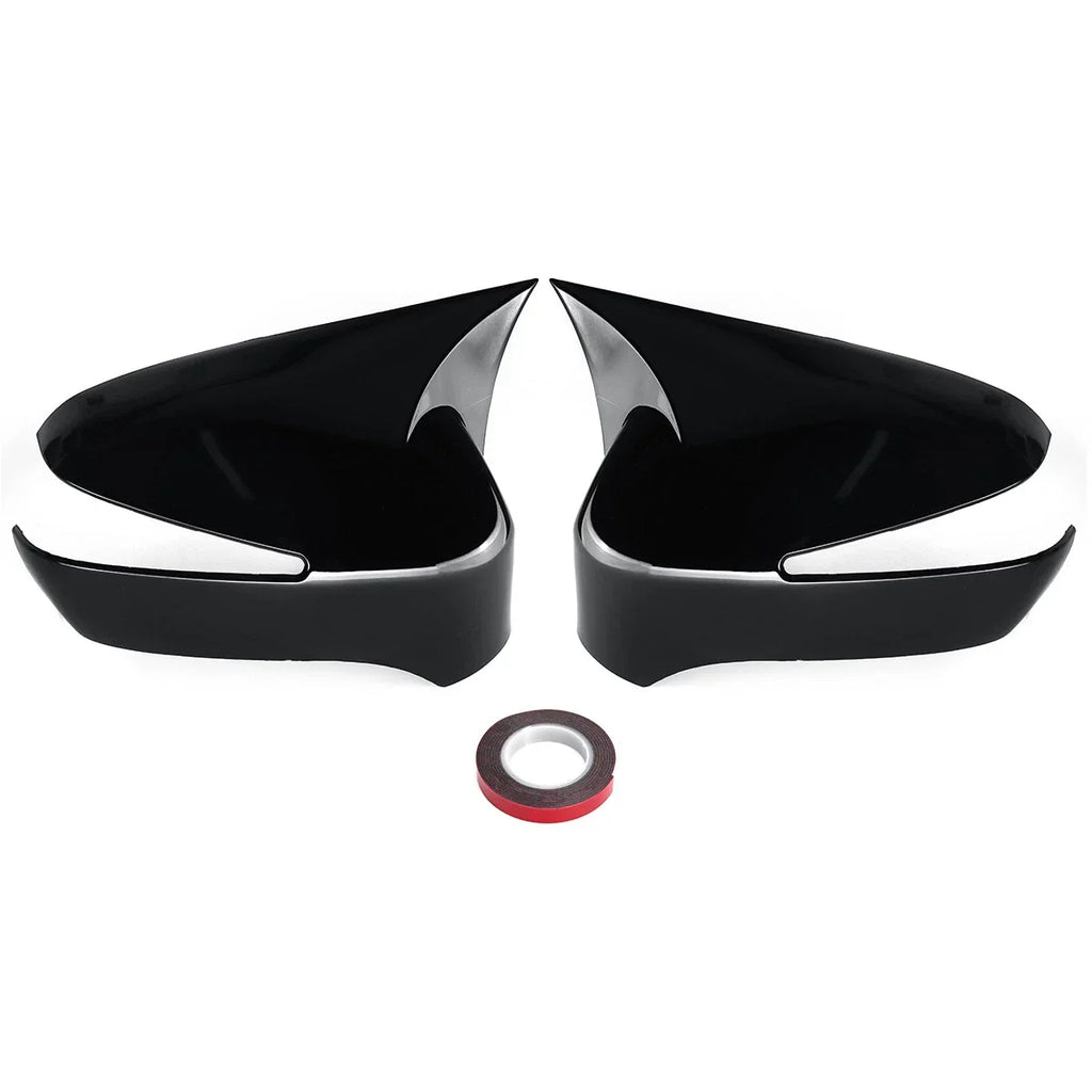 Gloss Black Mirror Cover Cap Trim for Honda Civic (2006–2012)