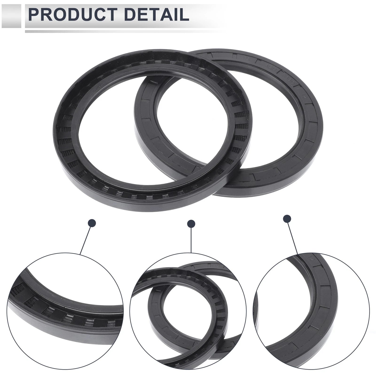 Set of 5 Oil Seal Rotary Shaft Seal NBR Rubber 100x130x12mm