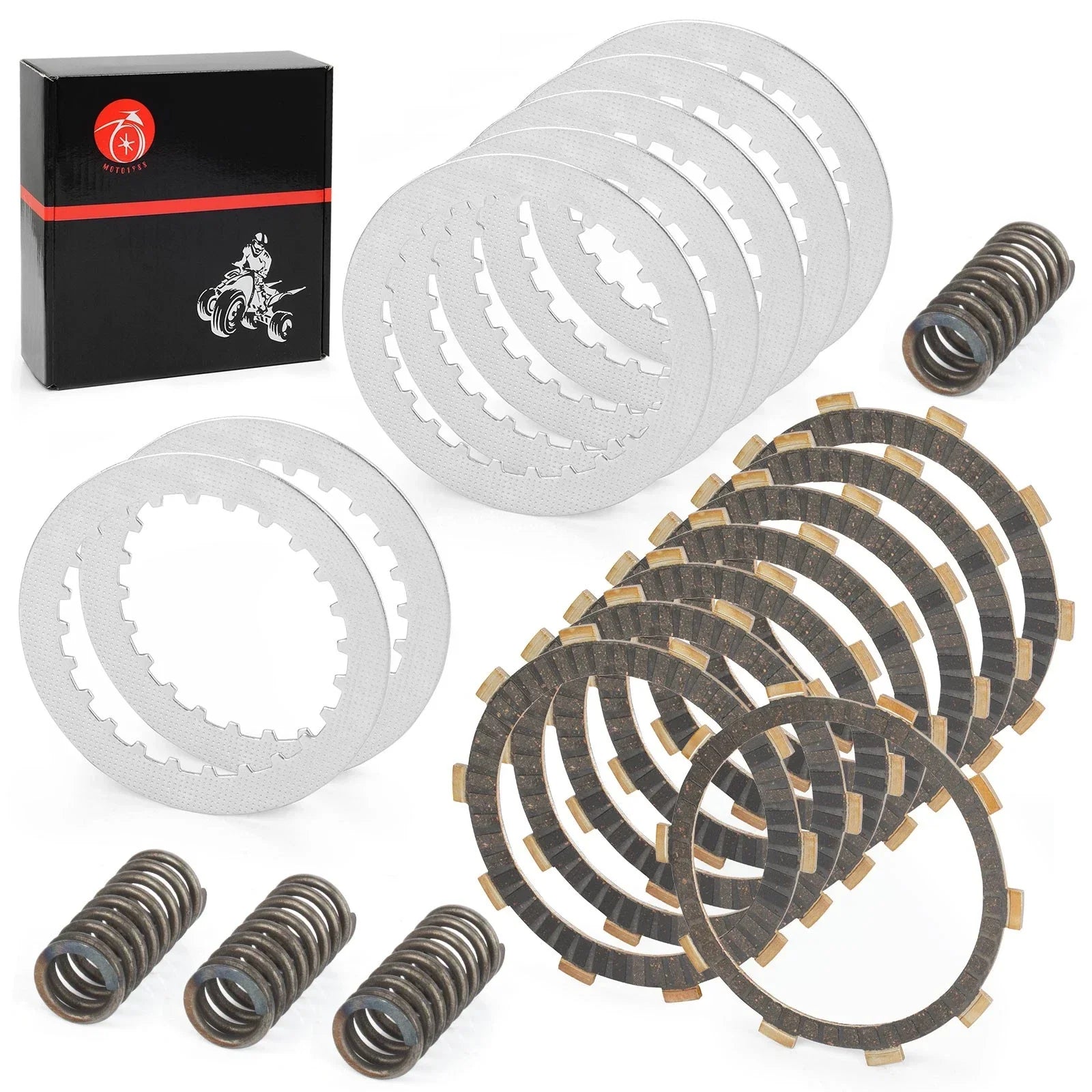 Heavy Duty Clutch Friction Plates Kit for Honda VT750 Shadow Spirit Aero(2004–2015)