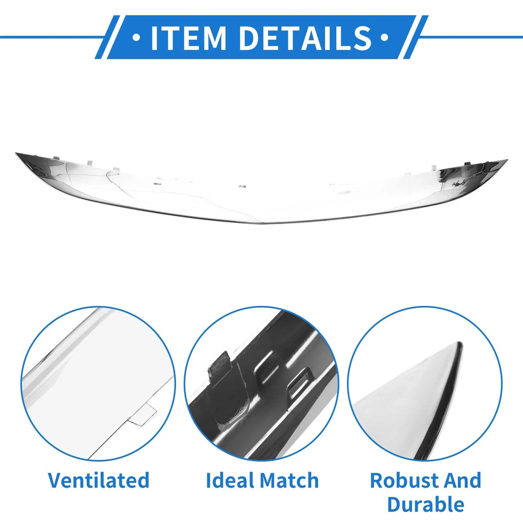 Front Lower Center Bumper Grille Trim for Mercedes-Benz W222/S 4Matic (2014-2020)