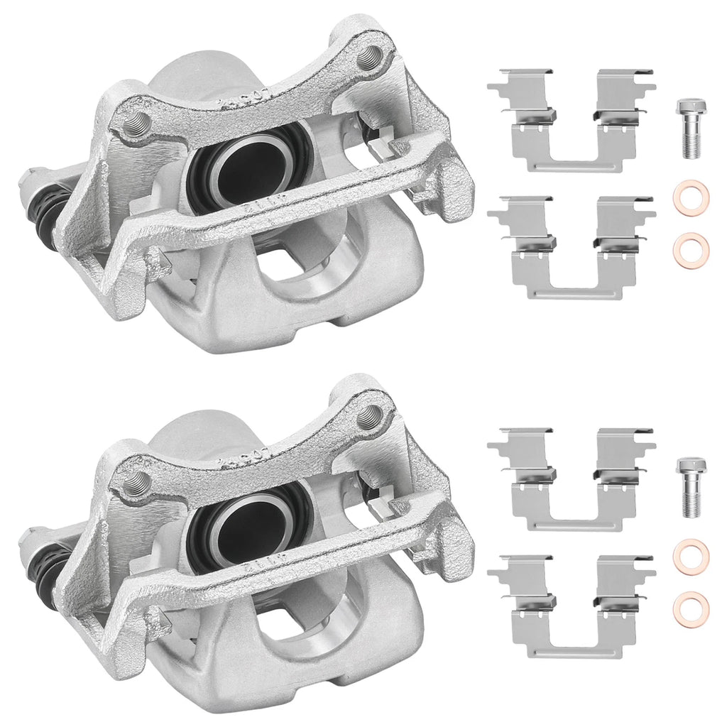 Set of 2 Rear Brake Calipers with Bracket for Toyota Highlander (2008–2013) 478500E040