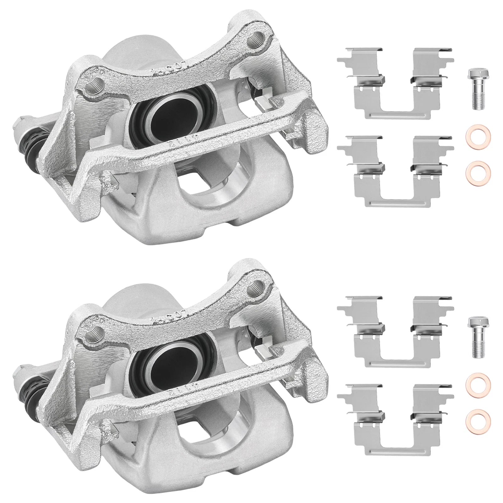 Set of 2 Rear Brake Calipers with Bracket for Toyota Highlander (2008–2013) 478500E040