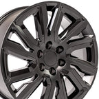 22 Inch Satin Black Wheel Replacement for 2003–2014 Chevy Express 1500