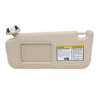 Left Driver Sun Visor with Light Beige for Toyota RAV4 (2006–2013) 74320-42501-A1