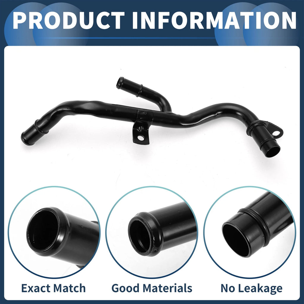 HVAC Heater Hose for Ford Windstar (1996–1998) No.F68Z18B402DA Metal Black