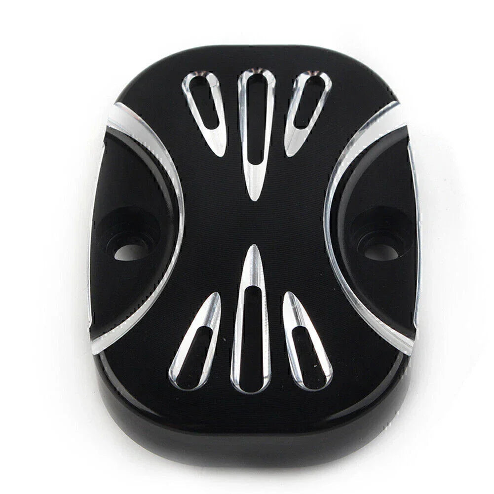 CNC Cut Rear Brake Master Cylinder Cover for Harley Electra Glide Road King