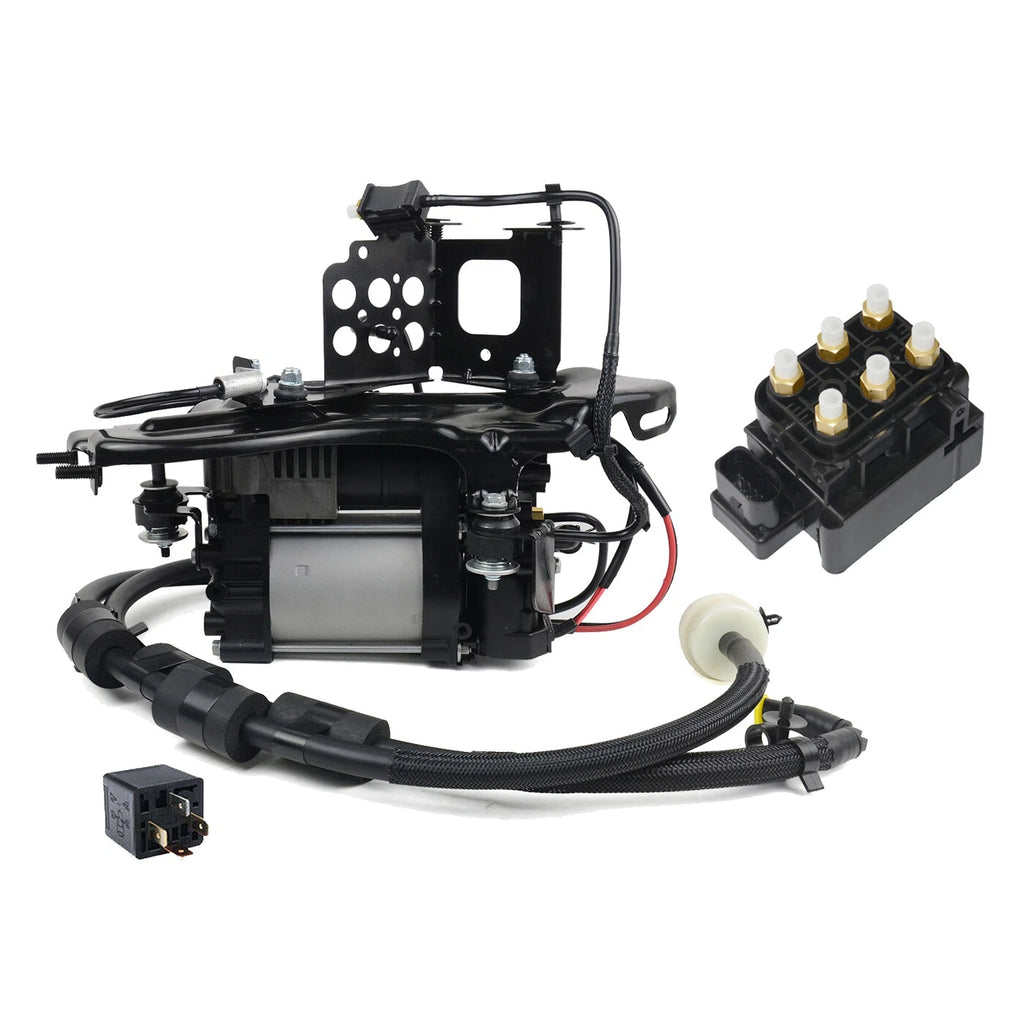 Air Suspension Compressor Pump & Valve Block for Jeep Grand Cherokee (2011-2018)