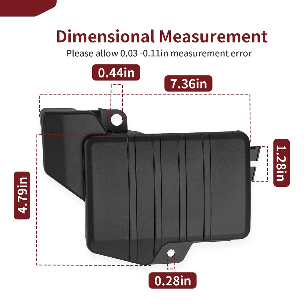 Battery Box Cover Lid for Yamaha TTR125E TTR125LE (2003–2007) 5HP-82129-01-00