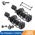 Front Struts Assemblies and Sway Bar Links for Nissan Sentra 2013–2019 (1.8L)