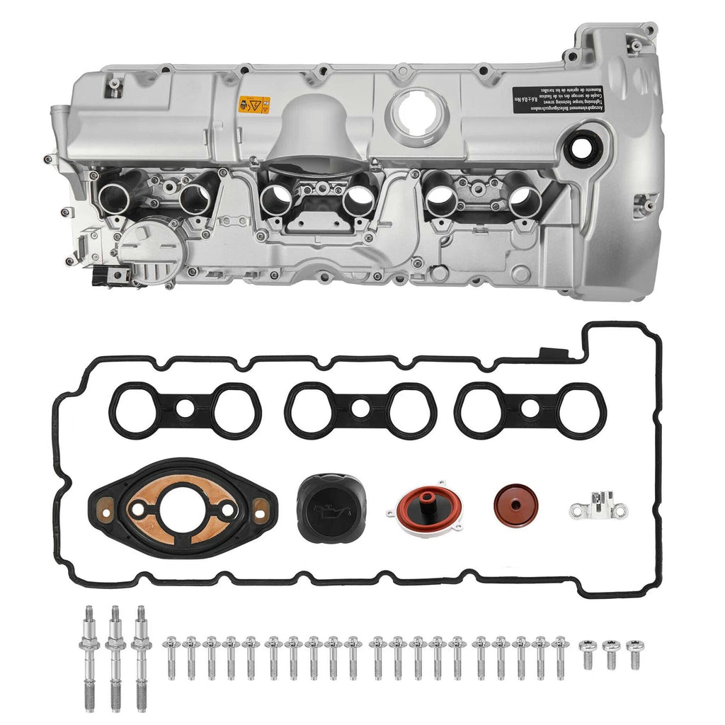 Aluminum Valve Cover for BMW 128i 323i 328i 528i X3 X5 (2006–2013)