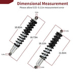 Front Rear Shocks Absorber for Honda Rancher 420 TRX420FM FE TE TM FPE FPM (2007–2013)