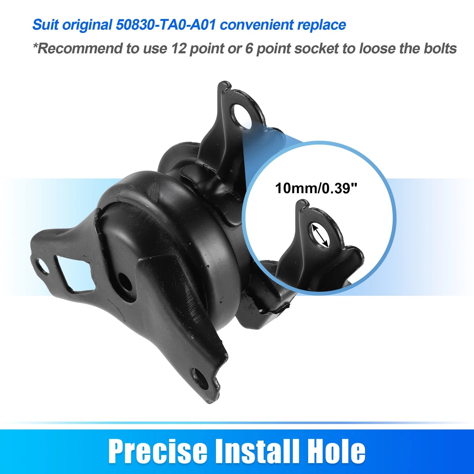 Engine Motor Mount 50821-S84-A01 for Honda Accord (1998–2002)