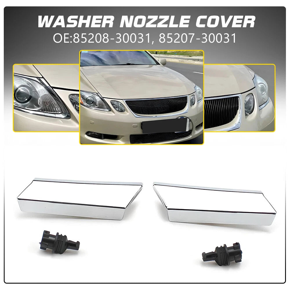 Headlight Washer Spray Nozzle Cover Cap for Lexus GS350 GS460 GS450h (2006–2011)